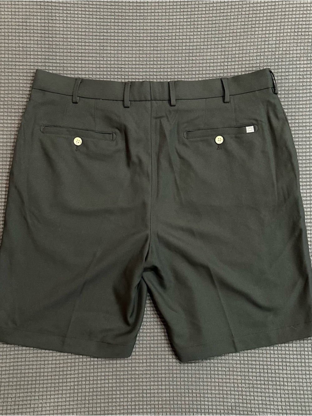 Peter Millar Crown Sport Golf Shorts Black Mens Size 36 Performance Stretch - Picture 7 of 7